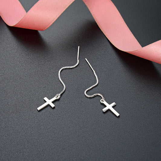 Simple And Popular Cross Earrings