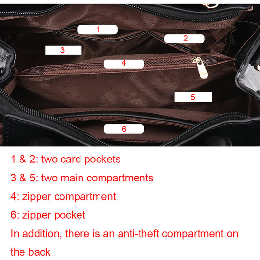 Handbags Fashionable Women's Handbags For Ladies Flower Pattern Crossbody Bags Splicing Colour Shoulder Bags