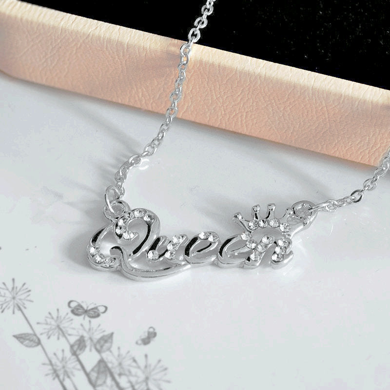 Jewellery Rhinestone Short Clavicle Chain