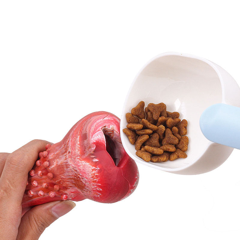Dog Teeth Chewing Simulation Bone Hair Sound Toy