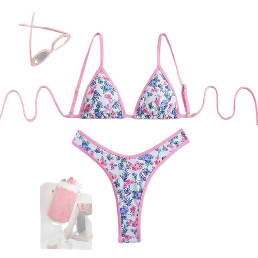 New Bikini Women's Separated Swimwear Printing