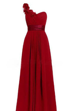 Women's Multi Coloured Slanted Neck Sleeveless Strapless Long Dress