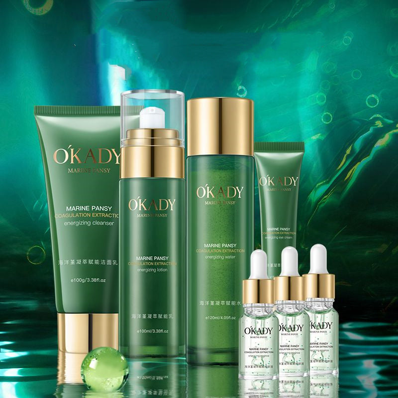 Plant Skin4 in 1 Body Guasha Cupping Blackhead Remover Machine Facial Pore Deep Cleansing Beauty Skin CareWater Lotion Moisturizing Full Set Of Cosmetics
