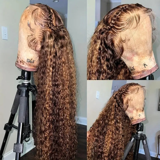 Small Volume Wound Tube Afro Long Curly Wig
