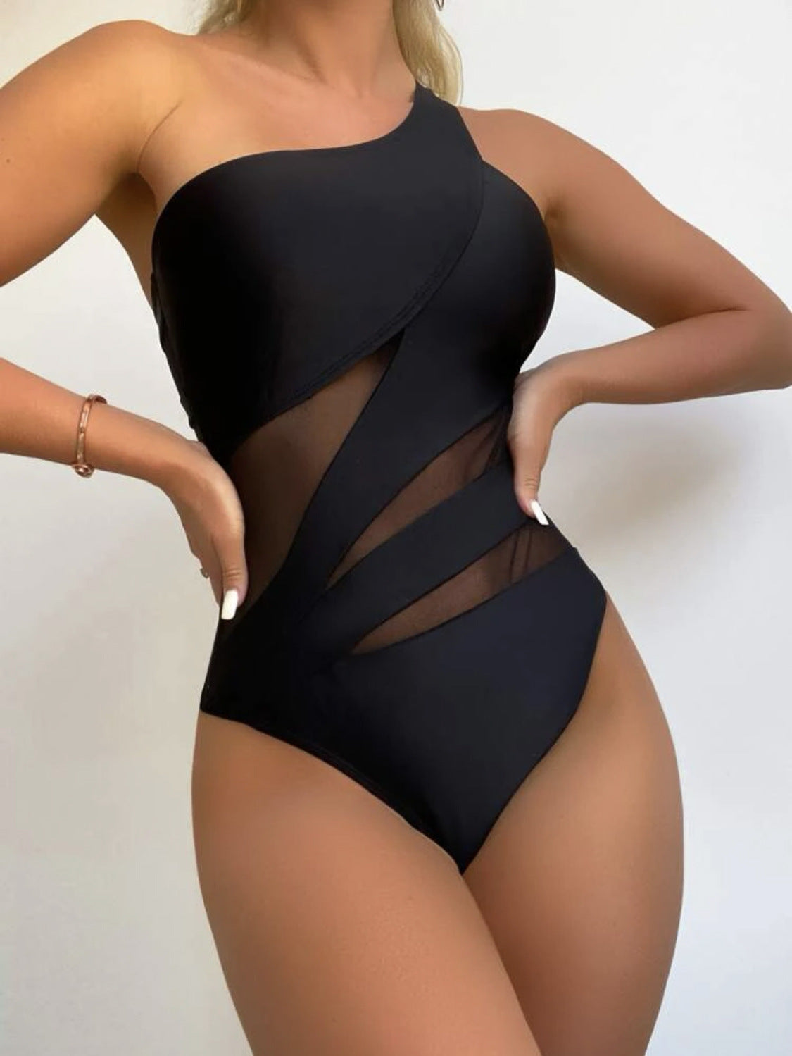 Women's Swimsuit Sexy Solid Colour One-piece Swimsuit Bikini