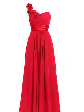 Women's Multi Coloured Slanted Neck Sleeveless Strapless Long Dress