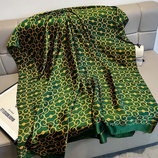 Simple Women's Stylish And Versatile Green Shawl