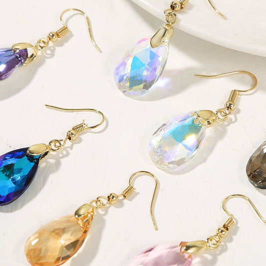 Crystal Gemstone High-quality Simple Earrings