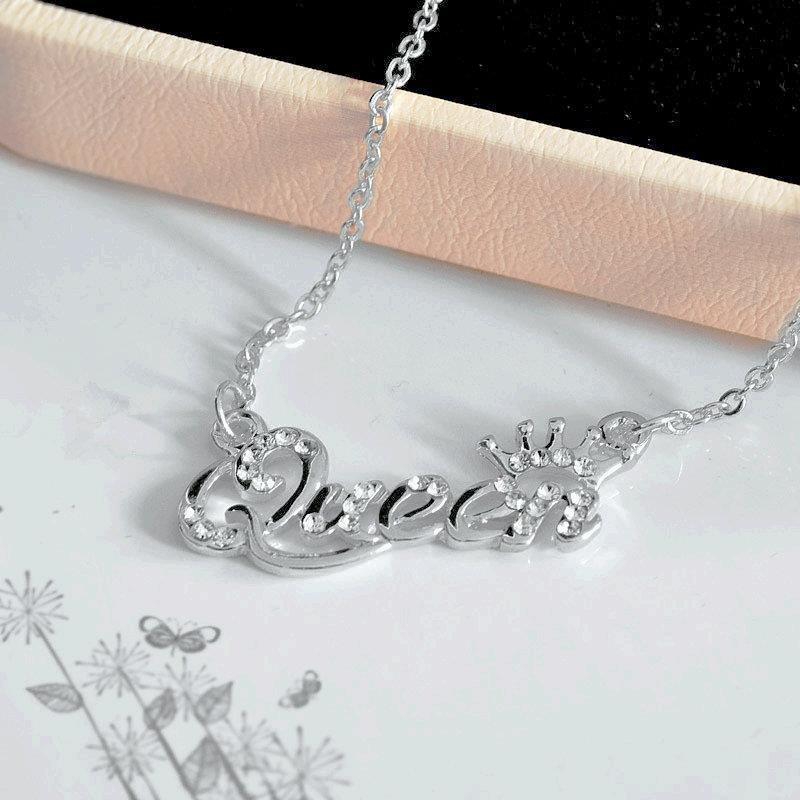 Jewellery Rhinestone Short Clavicle Chain