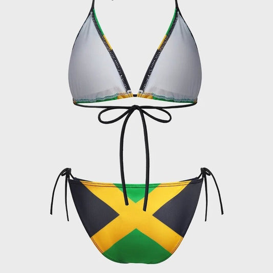 Slim Fit Tied Women's Printed Bikini