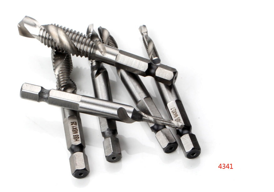 Wind Batch Hex Shank Twist Drill Bit Titanium Plated 6.35 Handle 10PC 13PC Set   High Speed Steel