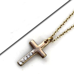 Simple Fashion Personality Punk Hip Hop Trend Cross Short Necklace Men And Women