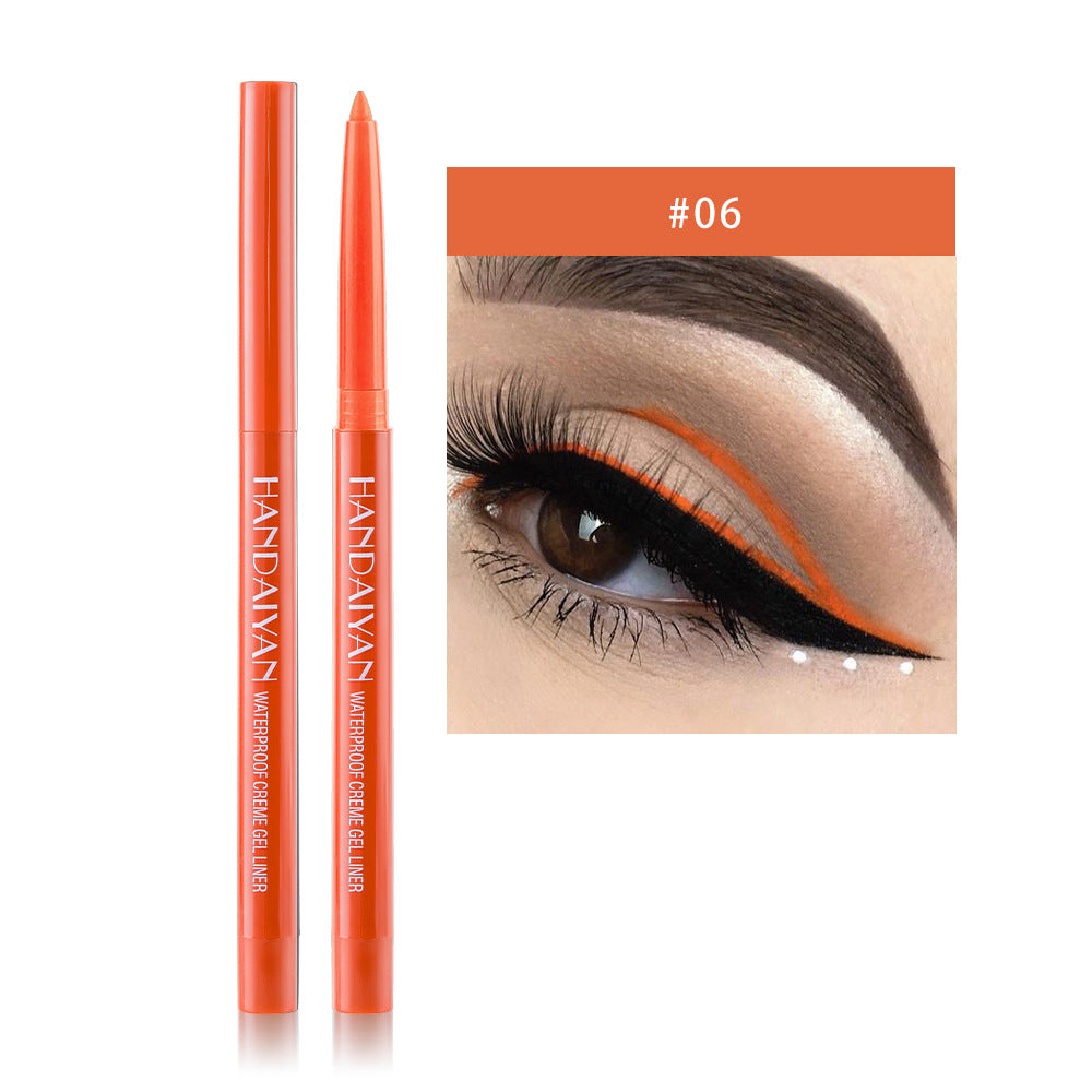 20 Color Cat Eye Makeup Waterproof Neon Colorful Liquid Eyeliner Pen Make Up Comestics Long-lasting Black Waterproof Pencil