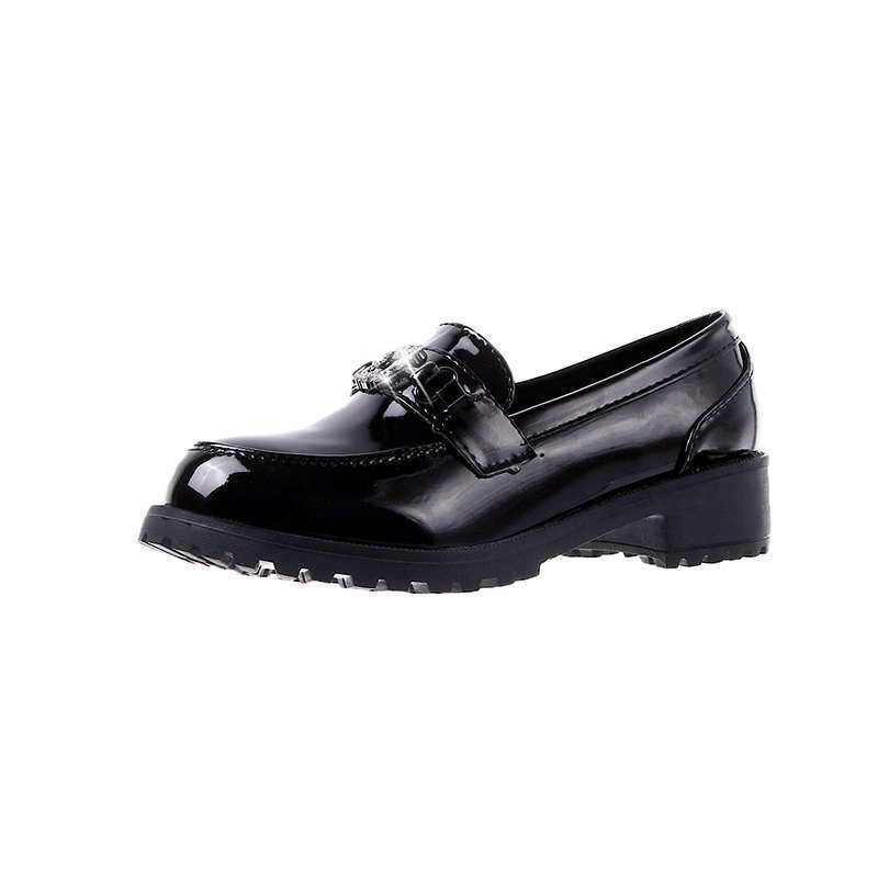 British Women's style small leather shoes
