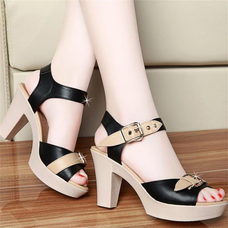 Women's Fashion Color Matching Roman Sandals
