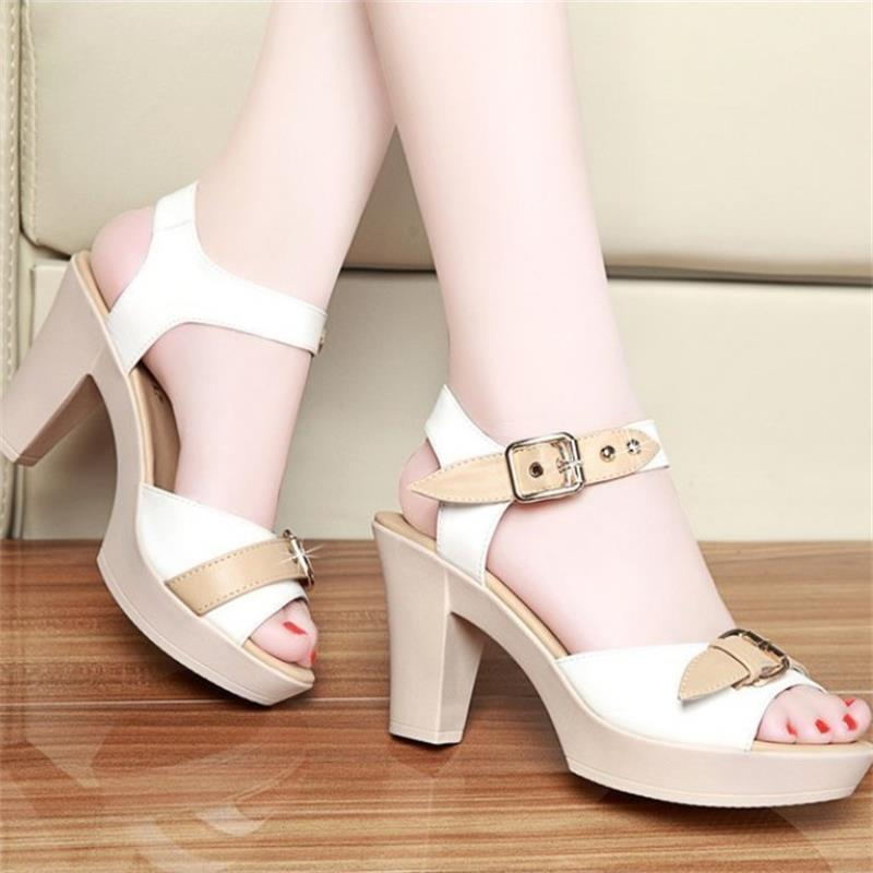 Women's Fashion Color Matching Roman Sandals