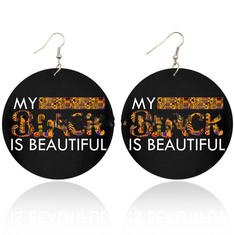 Fashion Wooden Earrings