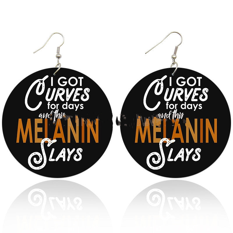 Fashion Wooden Earrings