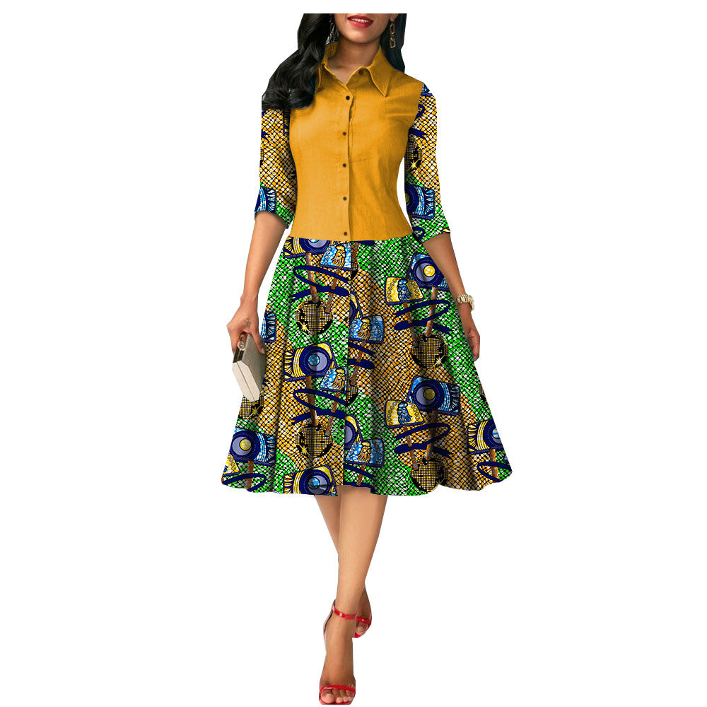 Women's African Dresses Summer Dress 1825054