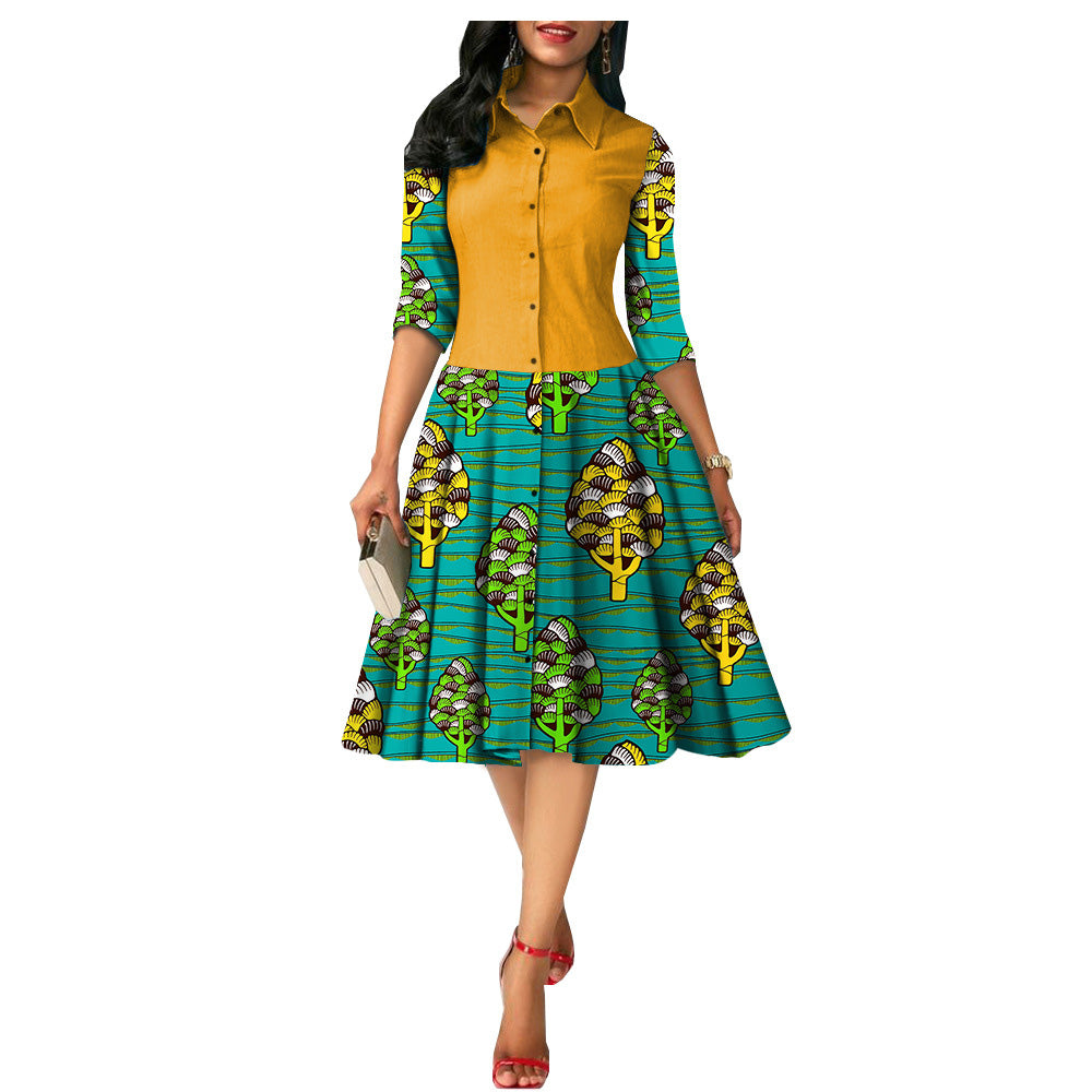 Women's African Dresses Summer Dress 1825054