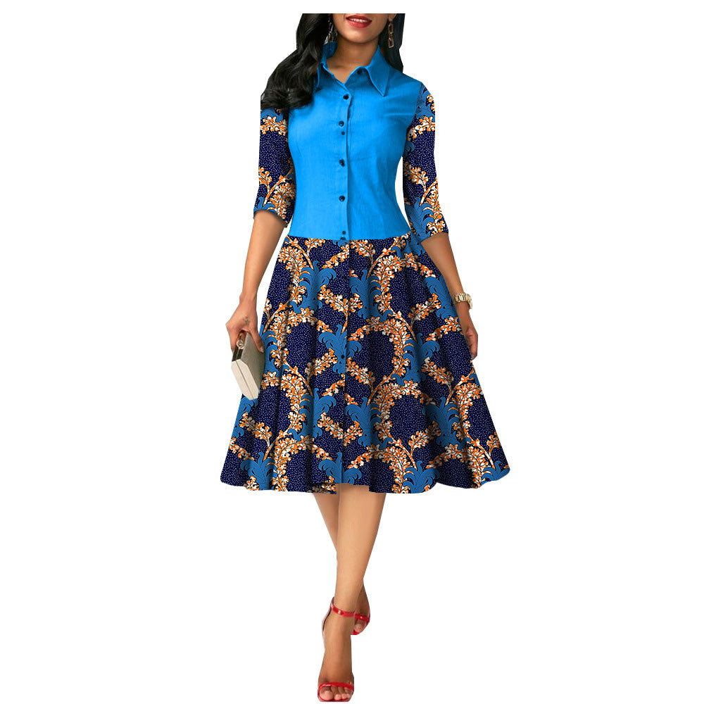 Women's African Dresses Summer Dress 1825054