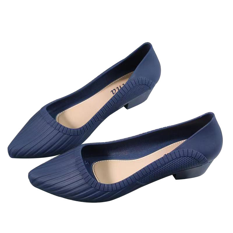 Low-Heel Shell Pattern Professional Women'S Shoes