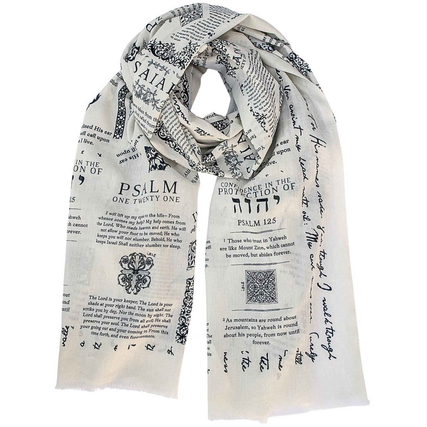 Women's Scripture Scarf Shawl