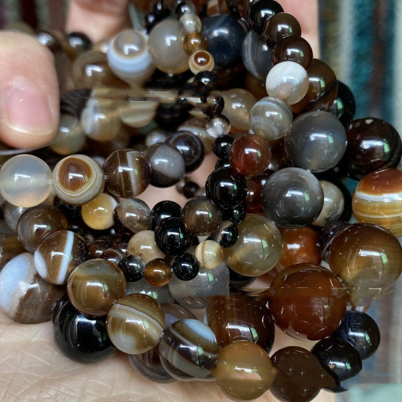 Agate Necklace Woven Material DIY Hand Accessories