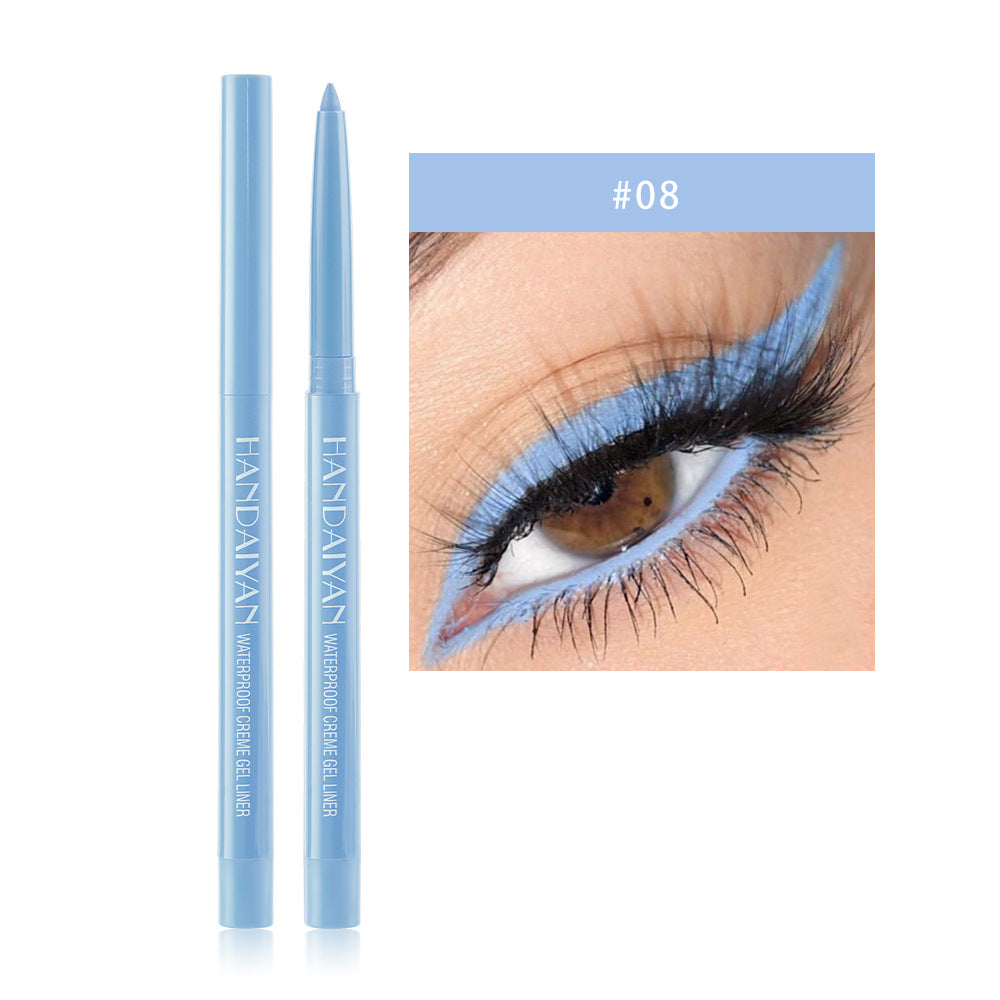 20 Color Cat Eye Makeup Waterproof Neon Colorful Liquid Eyeliner Pen Make Up Comestics Long-lasting Black Waterproof Pencil
