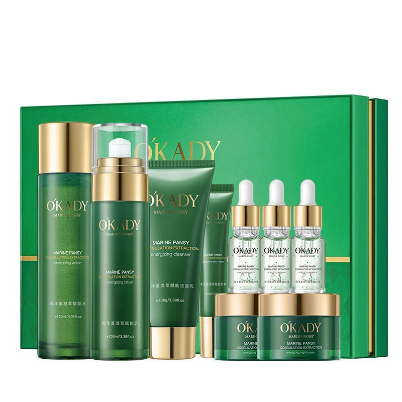 Plant Skin4 in 1 Body Guasha Cupping Blackhead Remover Machine Facial Pore Deep Cleansing Beauty Skin CareWater Lotion Moisturizing Full Set Of Cosmetics