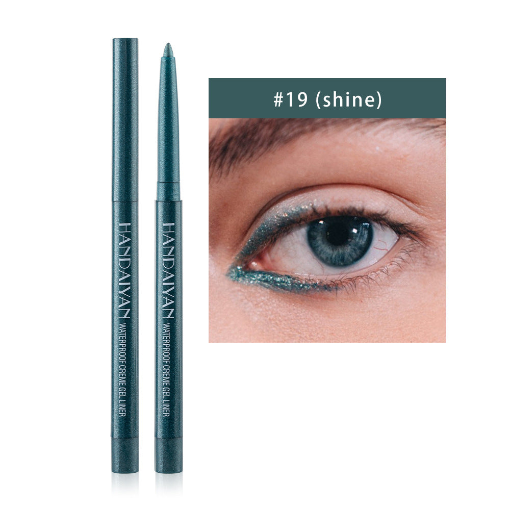 20 Color Cat Eye Makeup Waterproof Neon Colorful Liquid Eyeliner Pen Make Up Comestics Long-lasting Black Waterproof Pencil