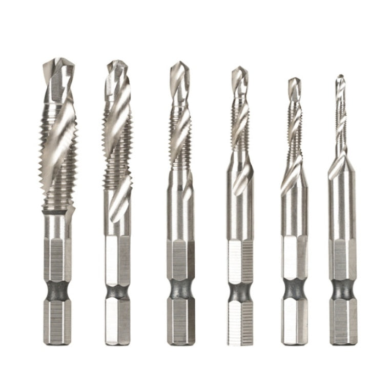 Wind Batch Hex Shank Twist Drill Bit Titanium Plated 6.35 Handle 10PC 13PC Set   High Speed Steel