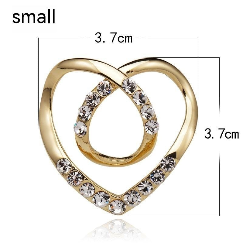 Love Scarf Buckle Clothes Corner Knot Buckle ShirtT-shirt Retaining Ring