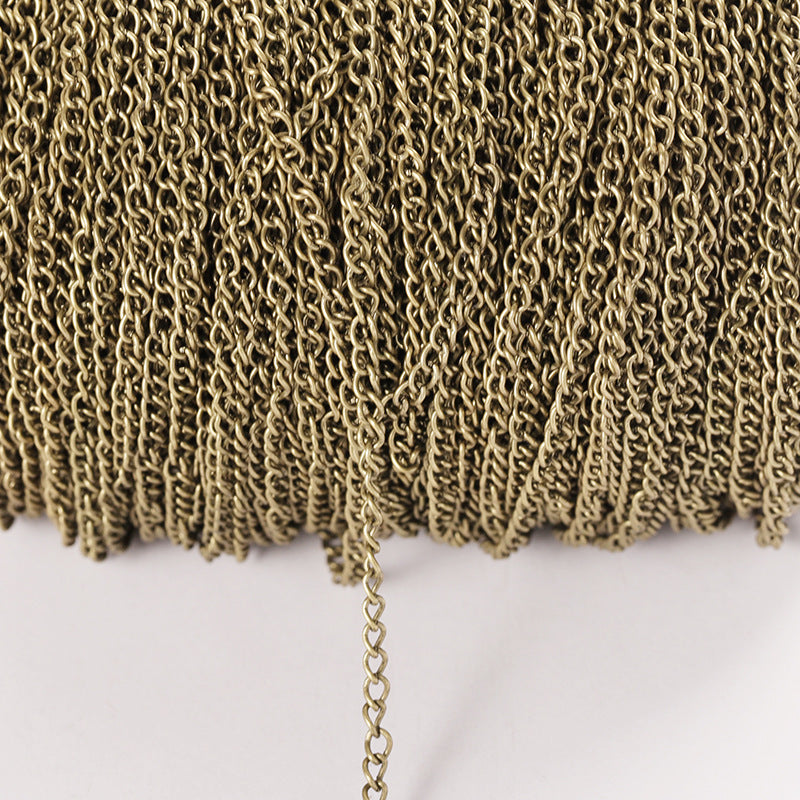 DIY Jewelry Accessories Encrypted Iron Chain Necklace Jewelry Chain Hairpin Tail Chain