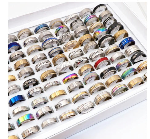 European And American Stainless Steel Ring