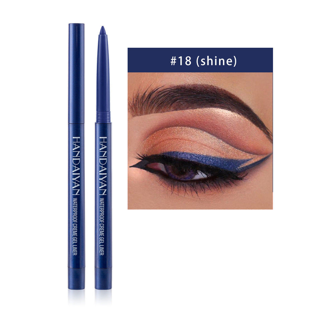 20 Color Cat Eye Makeup Waterproof Neon Colorful Liquid Eyeliner Pen Make Up Comestics Long-lasting Black Waterproof Pencil