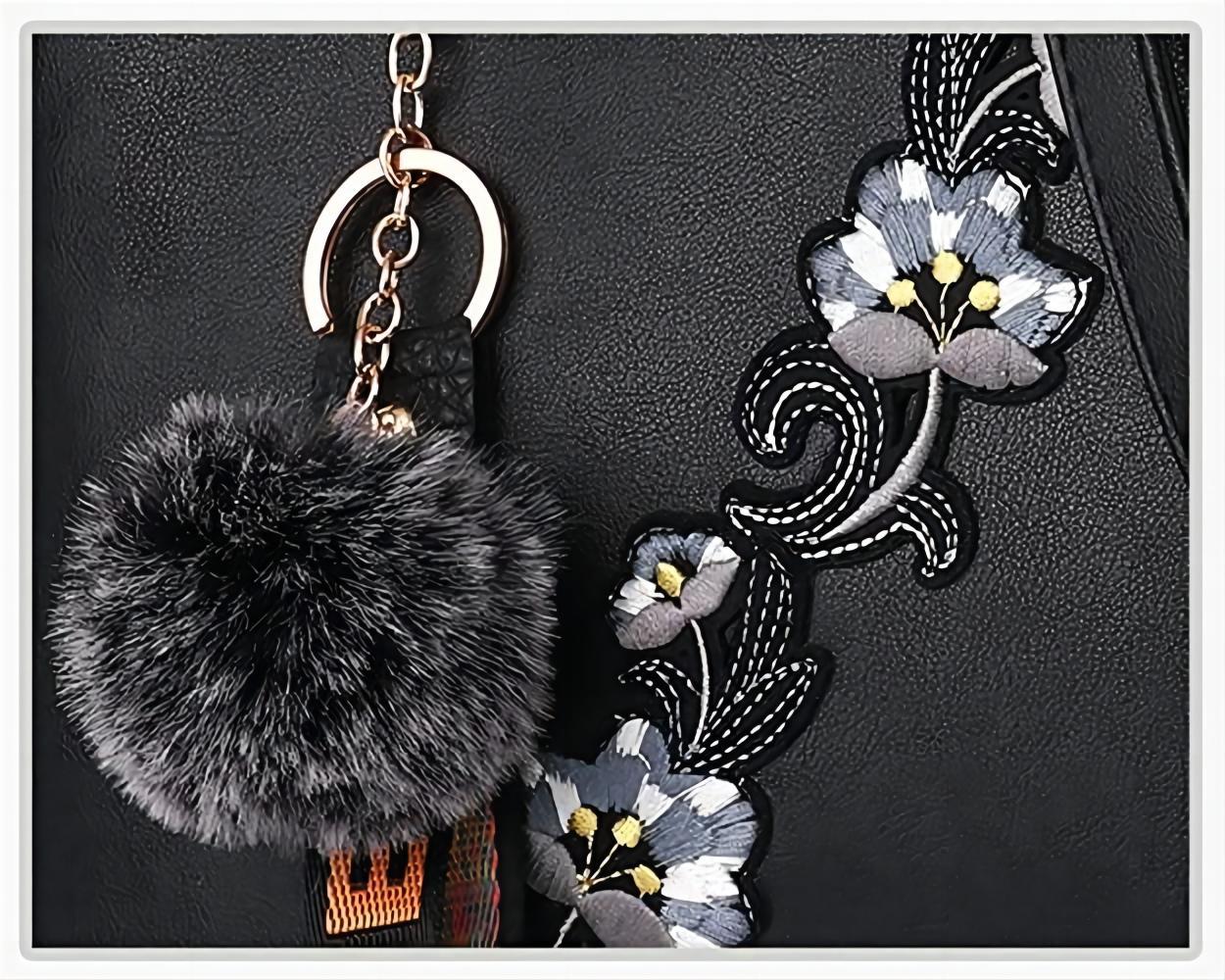 Handbags Fashionable Women's Handbags For Ladies Flower Pattern Crossbody Bags Splicing Colour Shoulder Bags