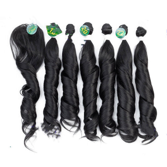 fiber hair curtain