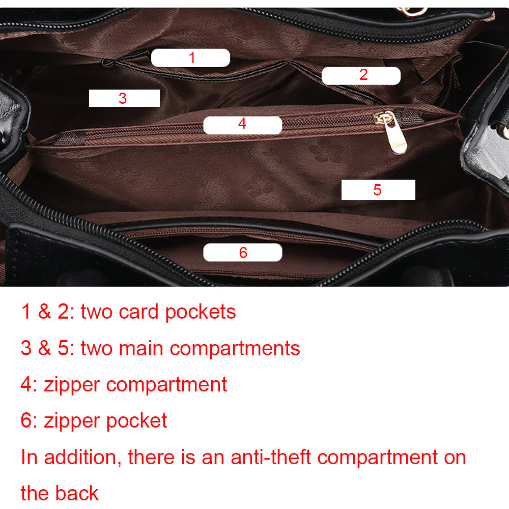 Handbags Fashionable Women's Handbags For Ladies Flower Pattern Crossbody Bags Splicing Colour Shoulder Bags