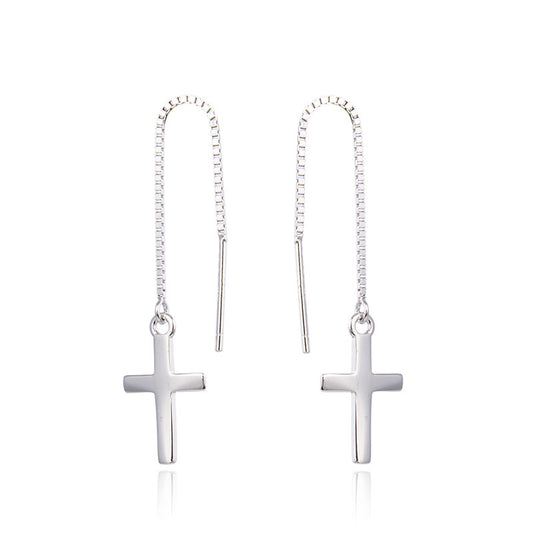 Simple And Popular Cross  Earrings