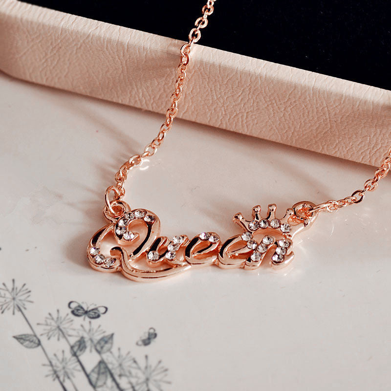 Jewellery Rhinestone Short Clavicle Chain