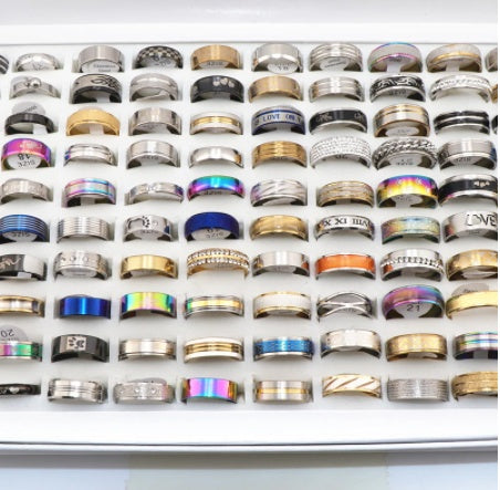 European And American Stainless Steel Ring