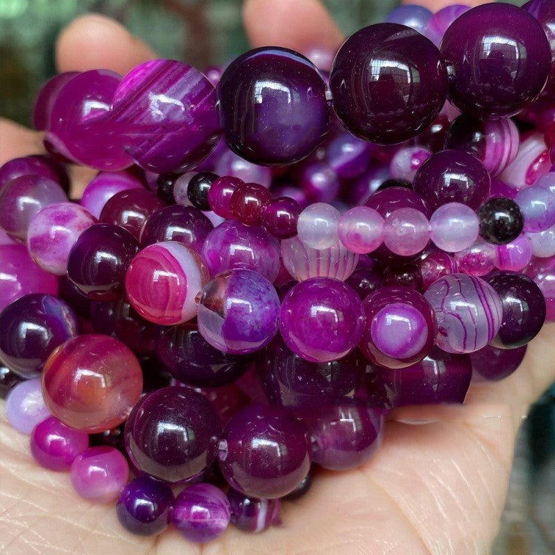 Agate Necklace Woven Material DIY Hand Accessories
