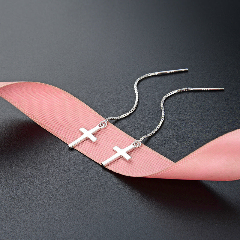 Simple And Popular Cross  Earrings
