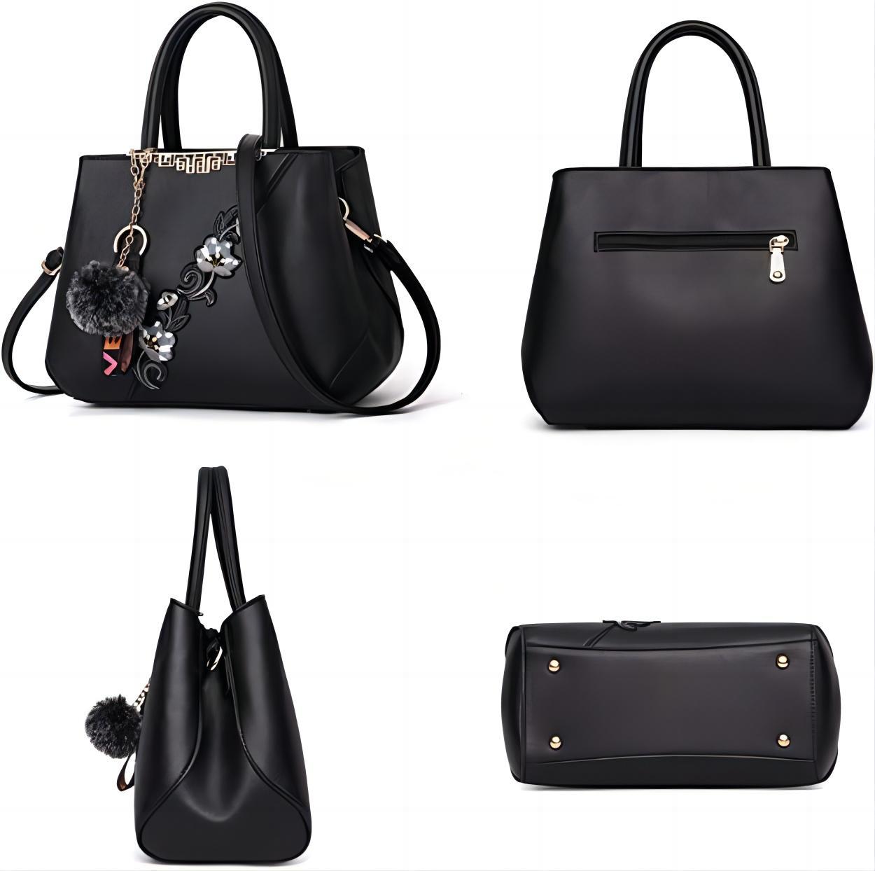 Handbags Fashionable Women's Handbags For Ladies Flower Pattern Crossbody Bags Splicing Colour Shoulder Bags