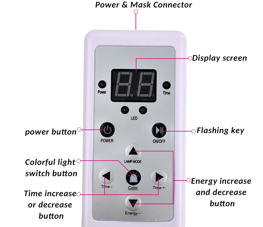 Led Facial steamer beauty instrument
