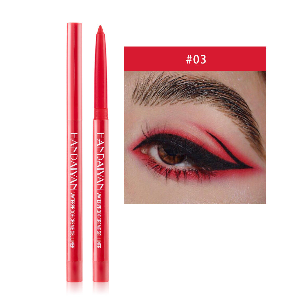 20 Color Cat Eye Makeup Waterproof Neon Colorful Liquid Eyeliner Pen Make Up Comestics Long-lasting Black Waterproof Pencil