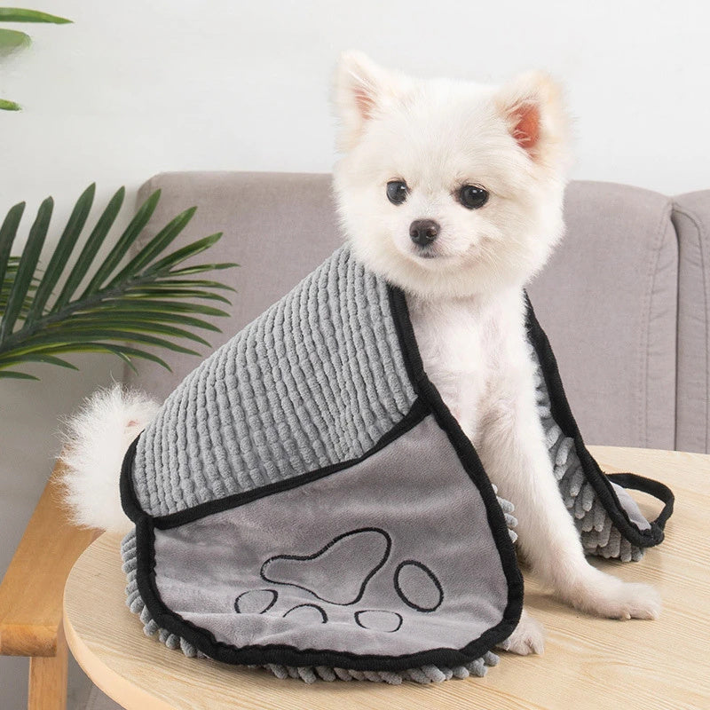 Absorbent Dog Towel, Microfiber Quick Drying Washable With Hand Pockets Pet Towel For Medium Large Dog Super Absorbent Pet Towel Quickly Dry Your Dog Or Towel Machine Cat After Bath Time