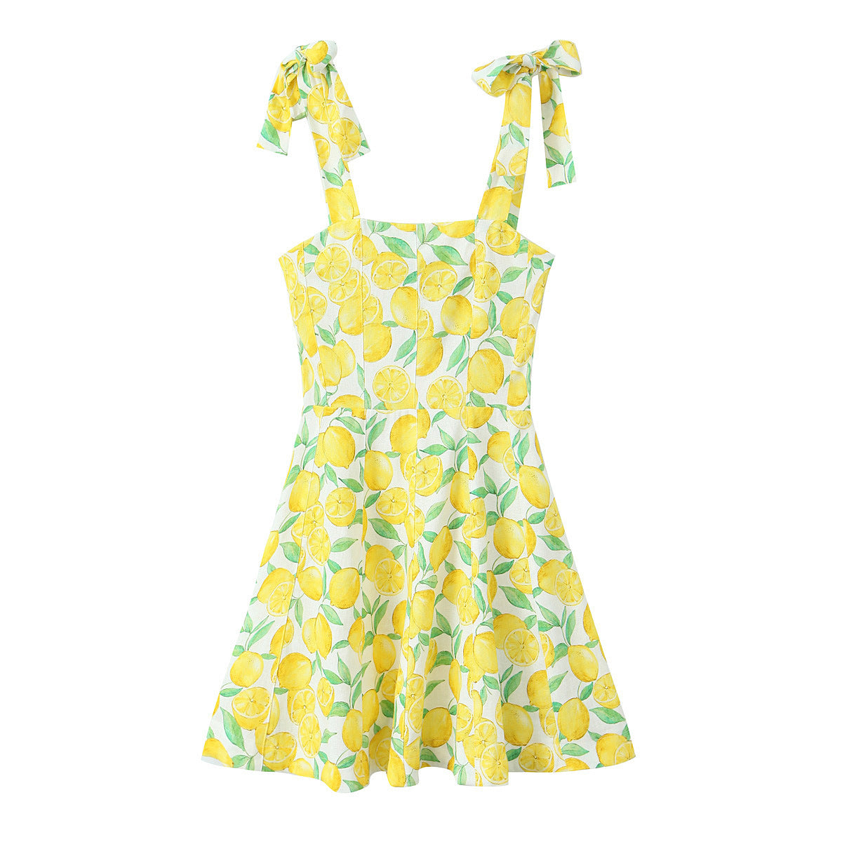 Cherry Print Mini Sling Dress