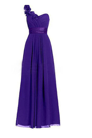 Women's Multi Coloured Slanted Neck Sleeveless Strapless Long Dress